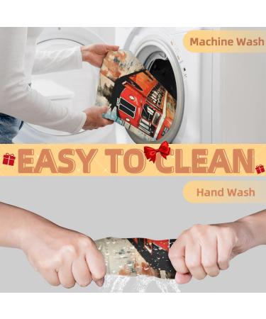 City Double Decker Bus Beard Bib Apron | Beard Hair Catcher for Men | Perfect Gifts for Dad Father's Day Anniversary Christmas - Buy Online on GoSupps.com