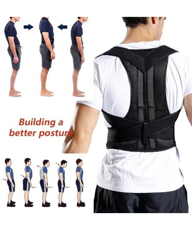 Posture Corrector Back Brace - Adjustable Clavicle Support for Slouching & Hunching (2XL) - Improve Posture & Comfort - Buy Online on GoSupps.com