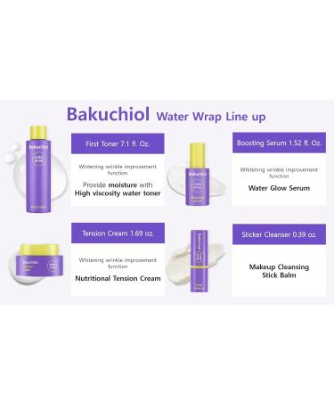 CHARMZONE Bakuchiol WaterWrap Tension Cream - Pore Refining & Tightening | 99% Pure Bakuchiol & 8-Layer Hyaluronic Acid | 1.69 oz - Best Retinol Alternative for Glowing Skin - Buy Online on GoSupps.com