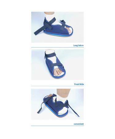 ZJchao Adjustable Walking Cast Boot - Open Toe Foot Support Shoe for Post-Surgery Care (M) - Ideal for Seniors - Buy Online on GoSupps.com