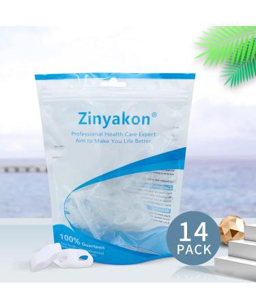 Zinyakon Two Hole Gel Small Toe Separator - 12 Pcs Little Toe Spacer for Overlapping Toe, Calluses, Blister - Relieve Foot Pain - Pinky Toe Corrector for Little Toe Bunion Pain - Buy Online on GoSupps.com
