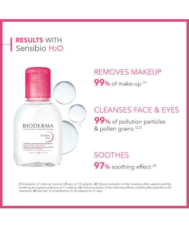 Bioderma Sensibio H2O Cleansing Solution 100ml - Gentle Makeup Remover | Shop Internationally - Buy Online on GoSupps.com