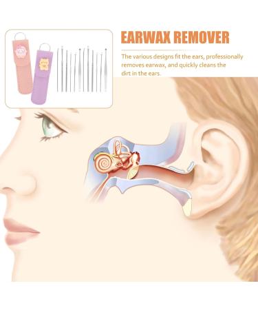 LALAFINA Ear Wax Removal Kit - 2 Sets, Ear Cleansing Tool with Storage Box - Home and Travel Ear Cleaner - Buy Online on GoSupps.com