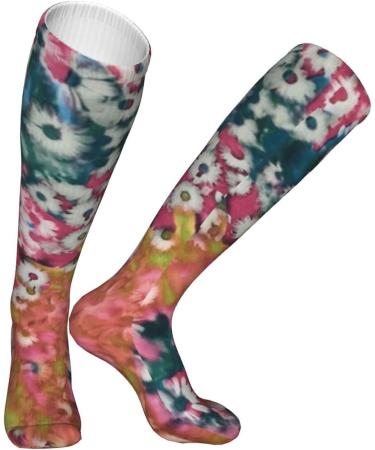 Buy Tie-Dye Compression Socks for Men & Women | 15-20 mmHg Support for Running & Cycling - Buy Online on GoSupps.com