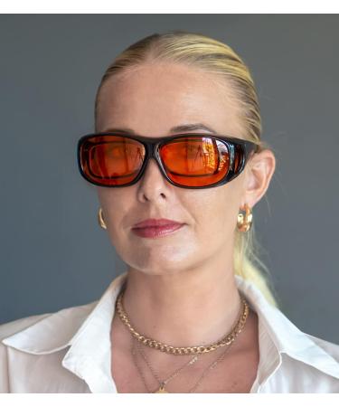 Blue Light Blocking Glasses for Men & Women - Tortoise Frame with 100% Blue Light Filter - Optimize Eye Protection - Buy Online on GoSupps.com