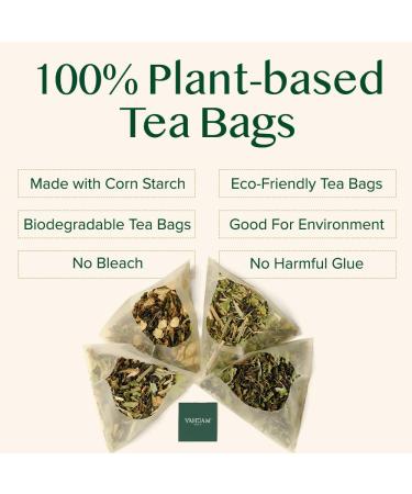 Vahdam Darjeeling Black Tea - 100% Pure Medium Caffeine Tea Bags (30 Tea Bags) | Ideal for Hot Iced Tea & Kombucha | Authentic Indian Darjeeling Tea (2 Pack) - Buy Online on GoSupps.com