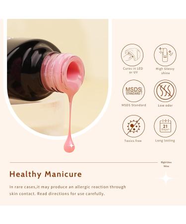 Maykawe Gel Nail Polish Starter Kit with 48W Lamp - 6 Colors Set for Beginners - Buy Online on GoSupps.com