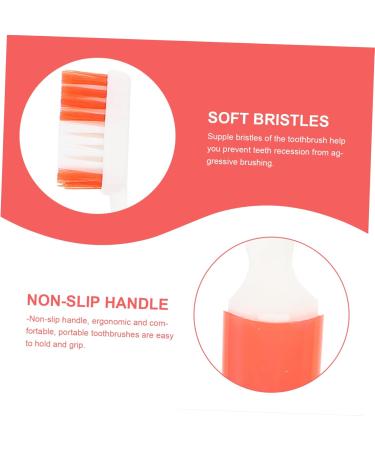 16 Pack Travel Fine Toothbrushes - Comfortable & Portable Manual Toothbrushes for Kids & Adults | Ideal for Household & Travel Use - Buy Online on GoSupps.com