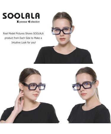 SOOLALA The Reading Glasses Company Blue Light Blocking Womens Reading Glasses Blue 3.5 x - Buy Online on GoSupps.com