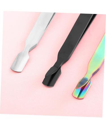 FOMIYES 1pc Tweezers Nail Art Clip Nail Pincher Manicure Tool 17*0.9cm Silver - Buy Online on GoSupps.com