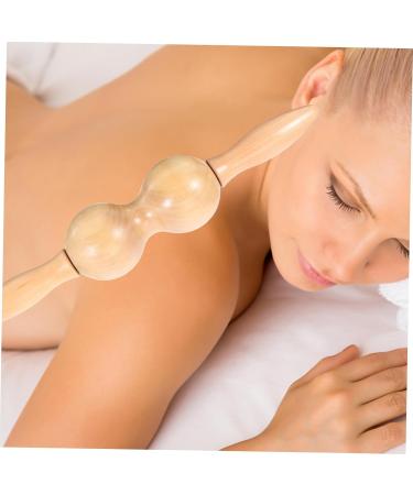 ToddMomy 3in1 Meridian Acupressure Massage Roller - Manual Leg Muscle Massager | Unique Wooden Massage Tools & Accessories (31x6cm Set of 3) - Buy Online on GoSupps.com