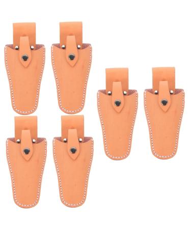Minkissy 6 pc garden shear belt bag circumcision hairdressing pocket scissor pocket for garden scissors hairdressing bag belt scissor sheath devoted cowhide knife holder