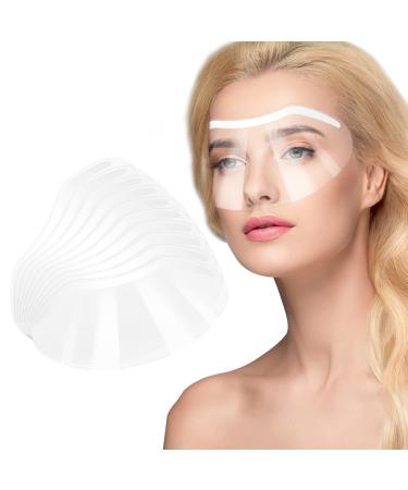 Sibba 30 pieces disposable eye protection made of plastic protective shower viewing protection for microblading permanent makeup eyelash extension eye cataract surgery for eyes and eyebrows