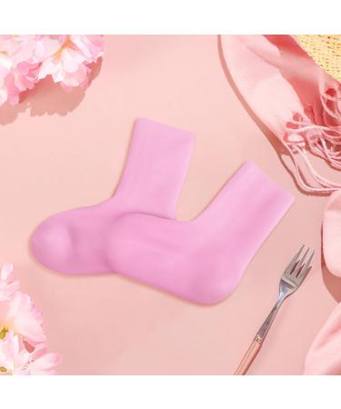 Buy Silicone Moisturizing Socks for Dry Cracked Feet - Long Size High Elastic Anti-Slip Gel Spa Foot Care by MoyRetty (1 Pair) - International Shipping Available - Buy Online on GoSupps.com