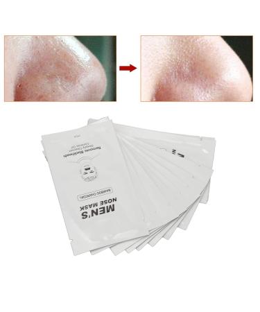 10pcs Bamboo Charcoal Blackhead Removal Patches - Shrink Pores & Eliminate Blackheads for Men - Buy Online on GoSupps.com