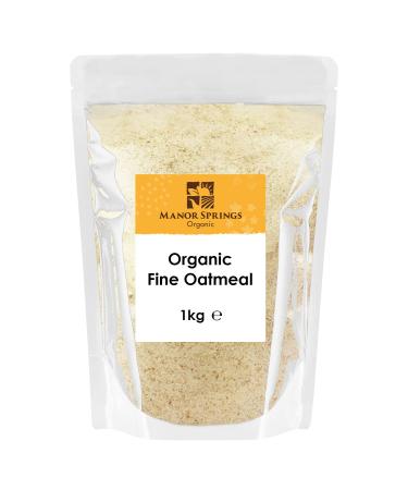 Organic Fine Oatmeal 1kg by Manor Springs Organic - Buy Online on GoSupps.com