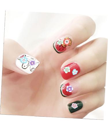 Housoutil 3000 Pcs Nail Decorations for Nail Art Polymer Clay Slices for Nail Butterfly Clay Bead Nail Art Fruit Slices Nail Stickers Diy Decoration for Nail Decked Cosmetic mediumx3pcs As Shownx3pcs - Buy Online on GoSupps.com