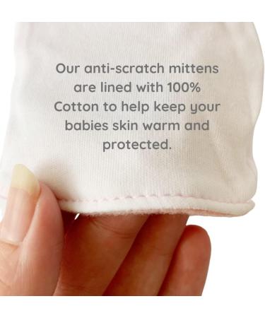 Gummee Baby Scratch Mittens - Adjustable Cotton Baby Mittens 0-3 Months - Grey Newborn Essentials - Buy Online on GoSupps.com
