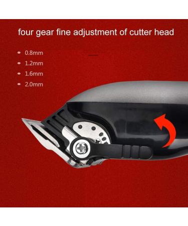 Beard Trimmer for Men Adjustable Hair Clipper Trimmer Cutter Oil Hair Round Head USB Charging Limiting Comb Tail Hook Easy to Grip Convenient to Use - Buy Online on GoSupps.com