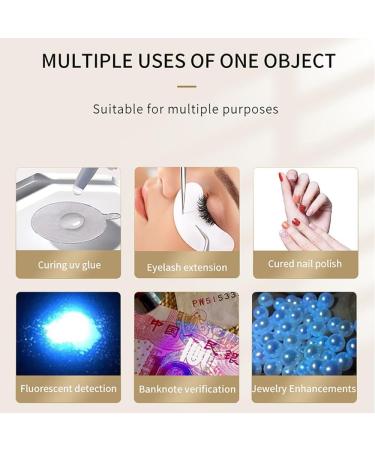 New Soft-arm UV Eyelash lamp Manicure Quick Styling lamp-Replaceable head/10W timed Focusing False Eyelash Glue phototherapy lamp with Foot Pedal LED Eyelash lamp- Black - Buy Online on GoSupps.com