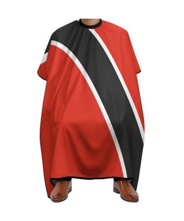 Flag of Trinidad and Tobago Professional Hair Cutting Cape Apron Salon Haircut Barber Hairdressing with Snap Closure