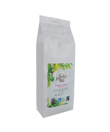 Bird & Wild Medium Roast Seasonal Blend, Organic Fairtrade, Shade Grown, Bird Friendly Coffee, Whole Bean Coffee, Net Weight 1kg