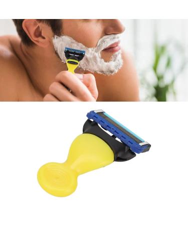 Natudeco Razor Epilator - 45 Rotatable Manual Razor for Face & Travel | Multi-Layer Design Compact & Practical - Yellow - Buy Online on GoSupps.com
