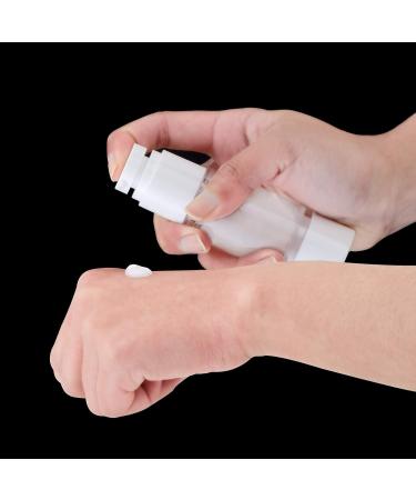 TOUREAL 30ML Airless Pump Dispenser - 8 Pack Empty Travel Bottles for Cosmetics & Creams - Ideal Plastic Containers for eCommerce - Buy Online on GoSupps.com