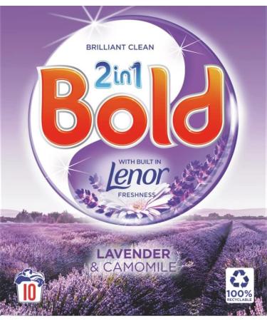 Bold 2in1 Washing Powder Lavender & Camomile 10 Washes - Buy Online on GoSupps.com
