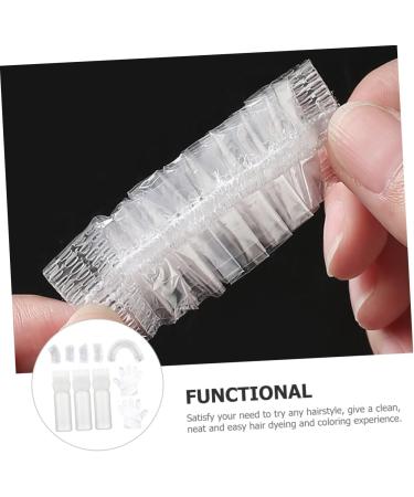 FRCOLOR 1 Set Hair Bleaching Kit for Dark Hair Bleach Kit Hair Oil Bottle Hair Dying Accessory Kit Hair Coloring Tools Shower Caps Hairstyling Gloves White Plastic Supplies Portable 6.9x4.8cm White - Buy Online on GoSupps.com
