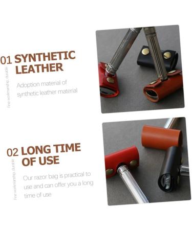 Beaupretty 6-Pack Scratch-Resistant Razor Shells for Men | Manual Razor Accessories - Durable Leather Etui - Buy Online on GoSupps.com