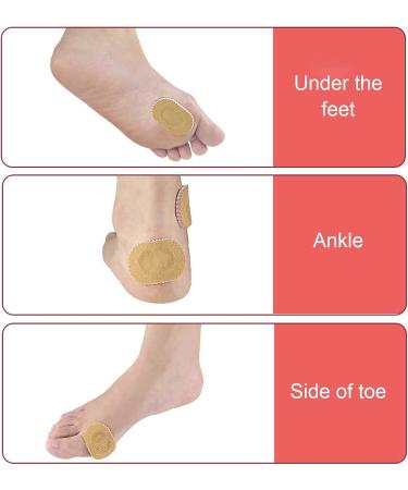 Corn Remover Pads - Self-Stick Adhesive Cushions for Feet - Anti-Friction Foot Care - 5PCS - Buy Online on GoSupps.com