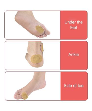 Corn Cushion Foam Pads - 5PCS Anti-Wear Corn Stickers for Foot Care and Pain Relief - Buy Online on GoSupps.com