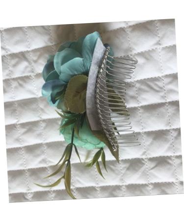 DOITOOL Bridal Hair Accessories for Wedding Artificial Flower Hair Clip Wedding Floral Crown Flower Wreath Hair Comb Bridal Hair Comb Accessories Hair Barrettes Vintage Headgear - Buy Online on GoSupps.com