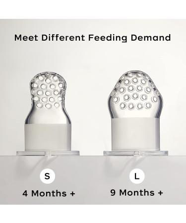 BC Babycare Baby Food Feeder Pacifiers - 2 Pack, Silicone, Food Grade, Infant Teether, Training Toy - Green - Buy Online on GoSupps.com