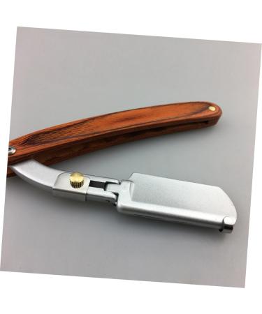 Beavorty Handwear Metal Razor for Men | Portable Old-Fashioned Straight Blade Beard Razor | Safe Bamboo Manual Shaving Apparatus - Buy Online on GoSupps.com