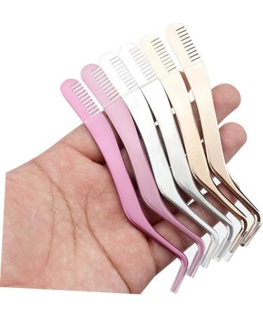Housoutil Eyelash Tweezers with Comb Makeup Lash Applicator Women Accessory Makeup Mascara Tweezers for Lashes Lash Lengthening Mascara Makeup Tools Stainless Steel Miss Eyelash Comb Major - Buy Online on GoSupps.com
