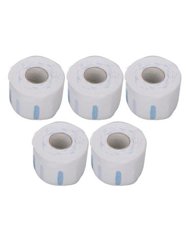 Disposable Hairdressing Paper Clean Soft Hair Cutting Scarf 5 Rolls Hair Cutting Accessories for Salon