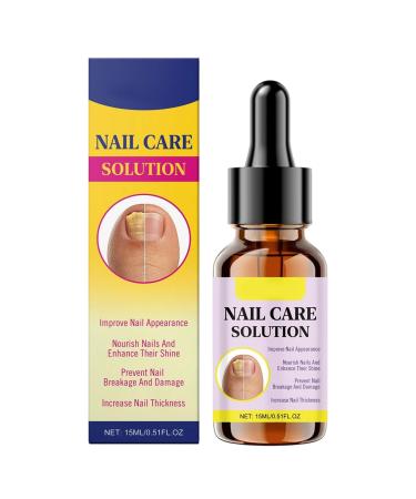 Nail care solution nourishing thickening solution 15 ml nail strengthening drops hand and foot care nourishing formula for women men teenagers athletes