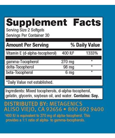 Metagenics E Complex-1 | 60 Count - Buy Online on GoSupps.com