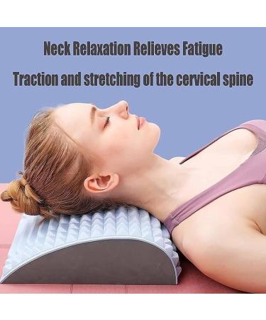 Neck & Back Extension Massage Device - Foot & Back Stretch for Lumbar Support | Gray Yoga Spine Corrector - Buy Online on GoSupps.com