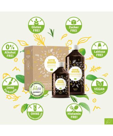 Vita Biosa Ginger Herbal Ferment Drink 3L Box + Free Crystal Salt Save 17.90 - International Shipping Available - Buy Online on GoSupps.com