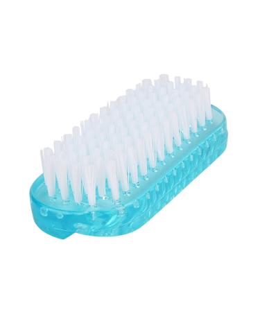 Andux Zone double-sided nail brush hand washing brush cleaning brush plastic MJS-01 (blue 2 pieces)