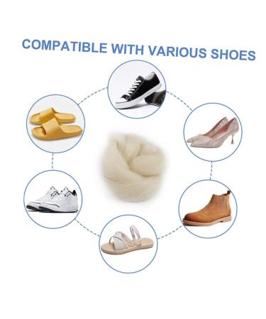 Healeved Wool Toe Pads - 4pcs Outdoor Splitter Nailpolish Removers for Toes - Valgus Toe Separator - Replaceable Toe Sleeves for Pointe Shoes - Toe Supply Tool - Buy Online on GoSupps.com