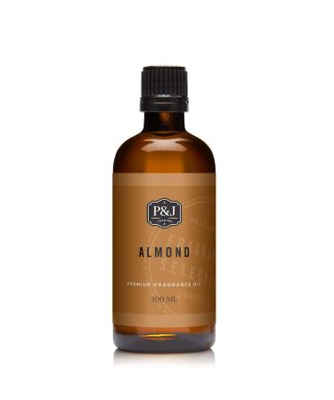 P&J Trading - Almond Scented Oil 100ml - Fragrance Oil for Candle Making Soap Making Diffuser Oils