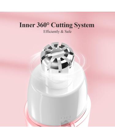 TOUCHBeauty Ear and Nose Hair Trimmer for Women Nose Hair Clipper Women Painless Nose Trimmer Ladies Facial Hair Trimmer Pink - Buy Online on GoSupps.com