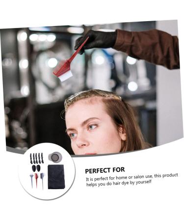 Ipetboom Hair Coloring Products Set Hair Color Kit Plastic Apron Hair Dye Hair Coloring Brush - Buy Online on GoSupps.com