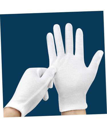 Healeved 12 Pairs Moisturizing Gloves Work Gloves Working Gloves Moisturizing Overnight Gloves White Cotton - Buy Online on GoSupps.com
