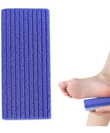 Foot Pumice Stone Exfoliating Pumice Stone Foot Scrubber Sponge Hard Skin Removal Foot Care for Callus Remover Feet Smooths Skin - Blue