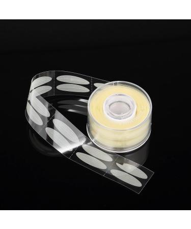 QISUO 500 Pairs Adhesive Invisible Double Fold Eyelid Tape Stickers Stripe Paste Clear Beige - Buy Online on GoSupps.com